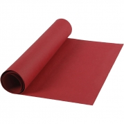 Læderpapir 49 x 100 cm - Rød