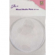 Mixed Media Plate Rund 9 cm