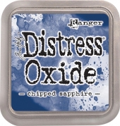 Distress Oxide sværte - chipped sapphire