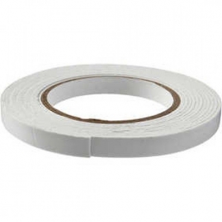 3 D Foam Tape - 12 mm x 5 m -2 mm tykt