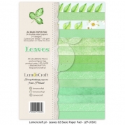 Lemon Craft Paper Pad A4 - Leaves 02
