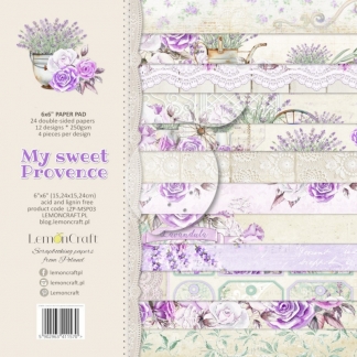 Lemoncraft 6"x6" paper pad My Sweet Provence 03