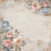 Reprint - PaperSheet - QuietMoments_FadedFloral_30 x 30 cm