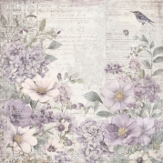 Reprint - PaperSheet - Timeless - FadedBlom - 30x30cm