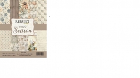 REPRINT - Paperpack 15 x 15 cm - Cozy Season - 25 dobbeltsidet designs - 170 g