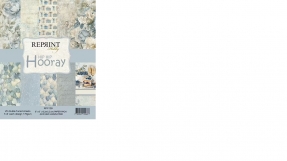REPRINT - Paperpack 15 x 15 cm - HIPHIPHOORAY - 25 dobbeltsidet designs - 170 g