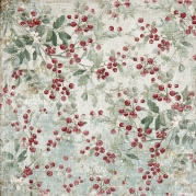 REPRINT - Scrapbooking Sheet - 30 x 30  cm - Mistletoe -Deck The Halls - 240 g