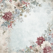 REPRINT - Scrapbooking Sheet - 30 x 30  cm - Deck The Halls - 240 g