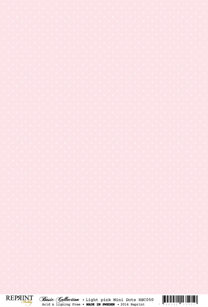 REPRINT Basic Collection - Light Pink Mini Dots