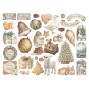 Stamperia White Christmas Die Cuts &ndash; Udstansede Motiver