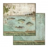 Stamperia -  Scrapbooking Double face sheet - Forest Fish