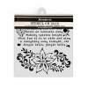 Stamperia -Thick stencil cm 18X18 - The Nutcracker poinsettia