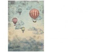 Stamperia - A4 Ricepaper - Voyages Fantastiques - Air Ballons