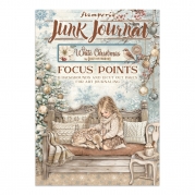 Stamperia Art Junk Journal A5 &ndash; White Christmas Focal Points