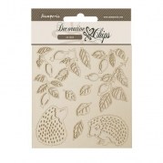 Stamperia -  Decorative chips cm 14x14 - Woodland hedgehog