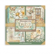 Stamperia Paper Pad 22 ark 20x20 cm &ndash; Daisy Art