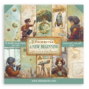Stamperia Paper Pad 10 &ndash; A New Beginning &ndash; 20x20 cm