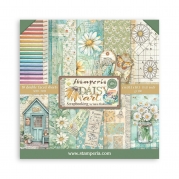 Stamperia Paper Pad 10 ark 20x20 cm &ndash; Daisy Art