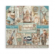 Stamperia Paper Pad 10 ark 20x20 cm &ndash; Symphony