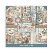 Stamperia White Christmas Paper Pad 30x30 cm &ndash; 10 ark