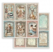Stamperia Symphony Tags Design Sheet &ndash; 30x30 cm