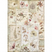 Rispapir - Pressed Flowers - A4