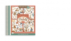 Stamperia - RubOn - 15,5 x15,5 cm - 6 Pages - Family