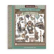 Stamperia - RubOn Selection - 20,5 x 23,6 cm - 6 Pages - Voyages Fantastiques