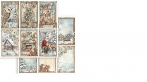 Stamperia - Scrapbooking Sheet -The Owls House - 6 Cards