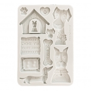 Stamperia - Silicon Mould A5 - FurryFriends - I Love My Dog