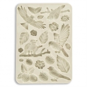  Stamperia-Silicon Mold A5 - Forest birds