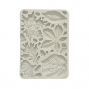 Stamperia-Silicon Mold A5 - Forest Leaves and Acorns