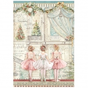 Stamperia_Single_Rice paper_A4_The Nutcracker ballet
