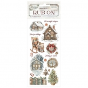 Stamperia-Rub OnTransfer 10x21 cm - Cottage -The Owls House