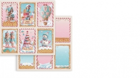 Stamperia - Scrapbooking Sheet - Candy Christmas - 6Cards