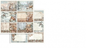 Stamperia - ScrapbookingSheet -The Owls House - 6 Post Cards