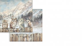 Stamperia - Scrapbooking Sheet -The Owls House - Owls