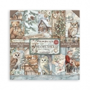 Stamperia - Scrapbooking blok- 20x20cm - 10 Sheets -The Owls House