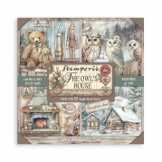 Stamperia - Scrapbooking Maxi Pad - 22 Single Sheets - 30 x 30 cm - The Owls House