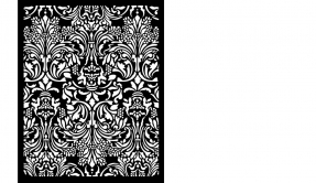 Stamperia - Stencil 20 x 25 cm Sir Vagabond in Fantasy World Damask