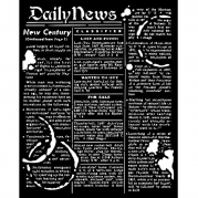 Stamperia - Stencil 20 x 25 cm - Coffee and Chocolate Daily News