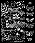 Stamperia - Thick stencil cm 20X25 - Fortune Botanic