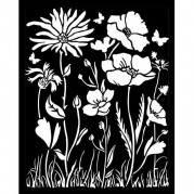 Stamperia - Thick stencil cm 20X25 - Atelier Poppy