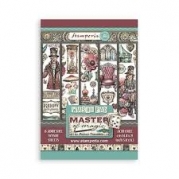 Stamperia - WashiPad -A5 - 8 Sheets - Master of Magic