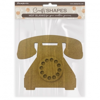 Stamperia - Crafty shape - MDF - Golden Harmony Telephone