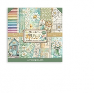 Stamperia - PaperPad10 - 30x30cm - Daisy Art