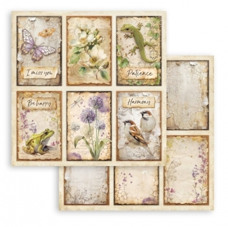 Stamperia All Around 6 Cards Design Sheet &ndash; 30x30 cm