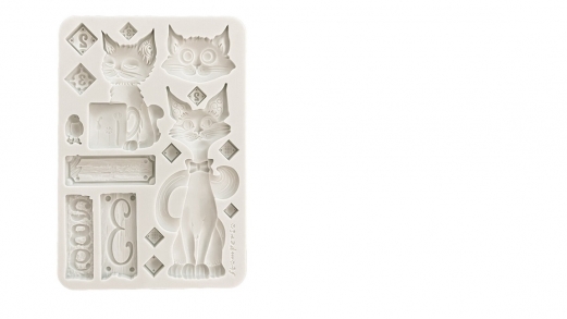 Stamperia - Silicon Mould A5 - Furry Friends Cats