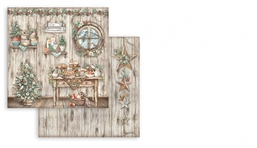 Stamperia - Scrapbooking Sheet - The Owls House Table