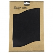 Leather sheet A4- Black